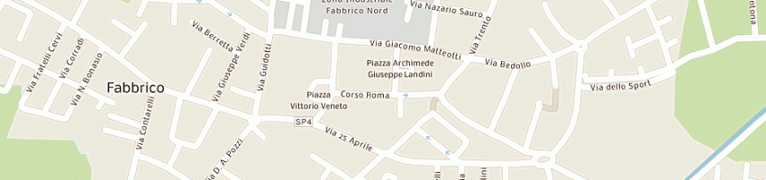 Mappa della impresa comune di fabbrico a FABBRICO