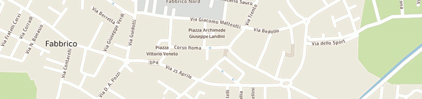 Mappa della impresa acconciatore lorenzo a FABBRICO