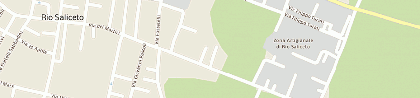 Mappa della impresa confezioni ci - enne (snc) a RIO SALICETO