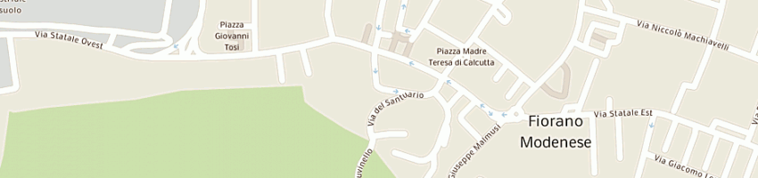 Mappa della impresa busani luciano a FIORANO MODENESE