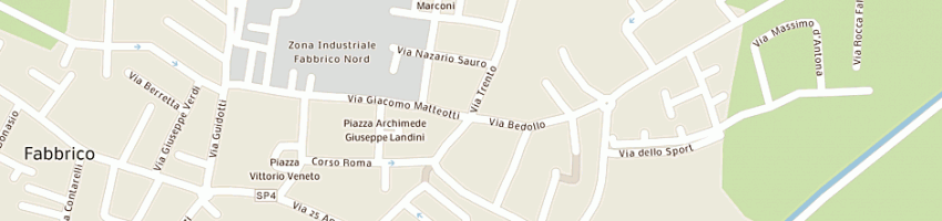 Mappa della impresa banca agricola mantovana spa a FABBRICO