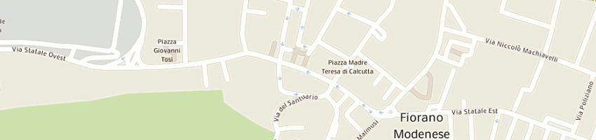 Mappa della impresa atelier di calzolari e poltronieri (snc) a MODENA