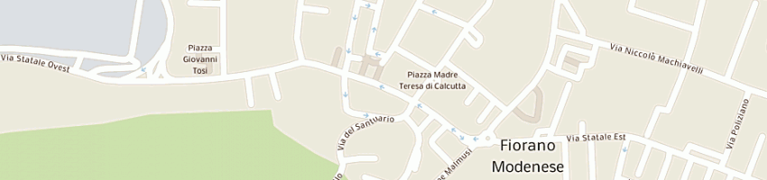 Mappa della impresa unicredit banca spa a FIORANO MODENESE