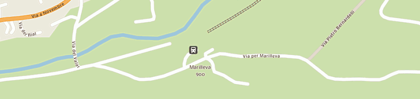 Mappa della impresa centro canoa rafting val di sole sas a MEZZANA