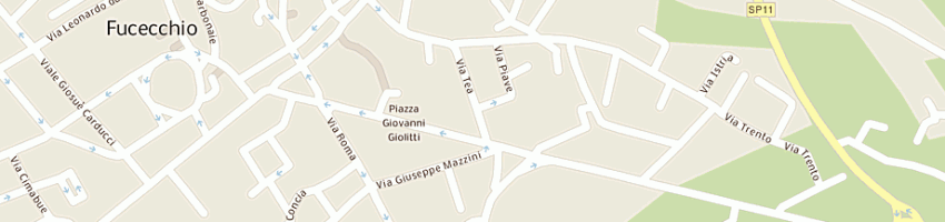 Mappa della impresa studio legale avv vallini daniela a FUCECCHIO