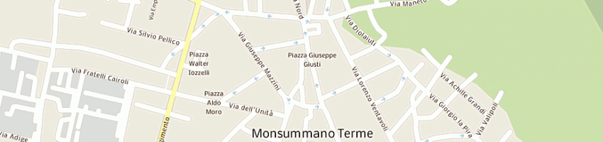 Mappa della impresa pasticceria romani laura e c snc a MONSUMMANO TERME