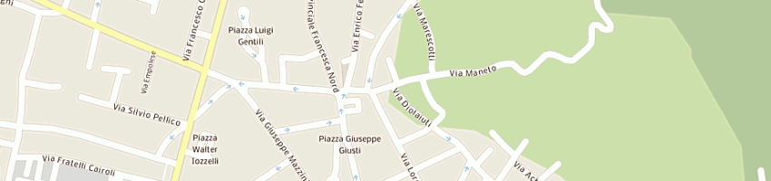 Mappa della impresa artini mario a MONSUMMANO TERME
