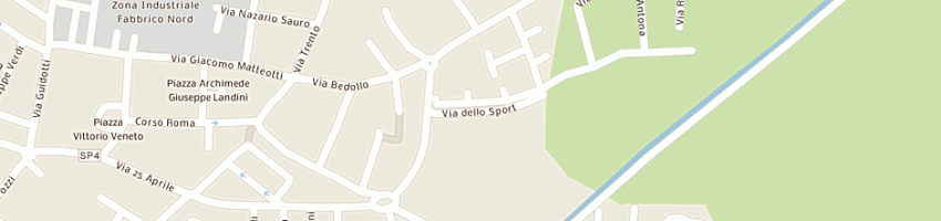 Mappa della impresa bar melo di meloni franco e c snc a FABBRICO