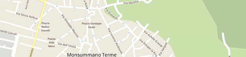 Mappa della impresa bar mary di cioffi maria e de paola francesco snc a MONSUMMANO TERME