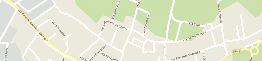 Mappa della impresa salute e bellezza da giuliana a GONZAGA