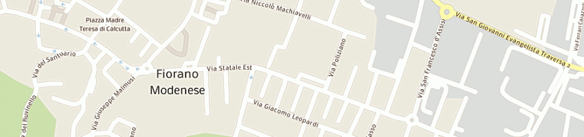 Mappa della impresa cuoghi filippo a FIORANO MODENESE