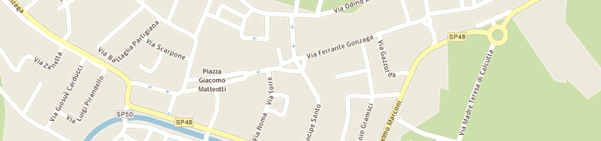 Mappa della impresa mondadori lina a GONZAGA