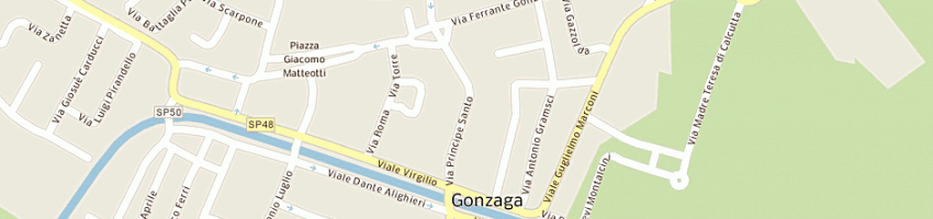 Mappa della impresa shades di anfossi liliana e c snc a GONZAGA