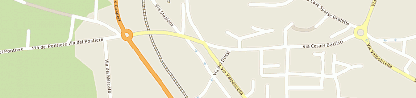 Mappa della impresa bar la ciacola di filippini marika a SANT AMBROGIO DI VALPOLICELLA