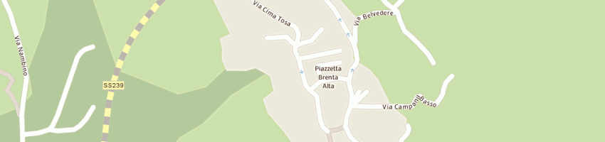 Mappa della impresa hotel carlo magno zeledria a PINZOLO