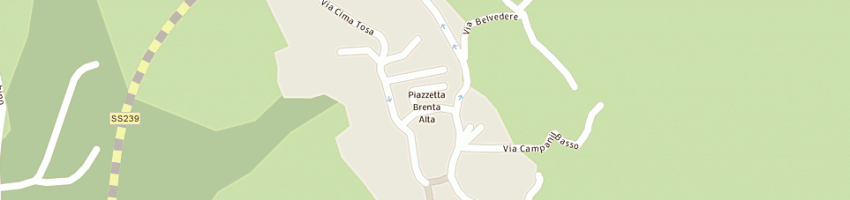 Mappa della impresa pizza al taglio parrot a PINZOLO
