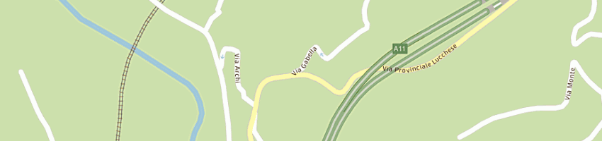 Mappa della impresa publiacqua spa a SERRAVALLE PISTOIESE