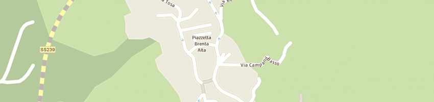 Mappa della impresa hotel laura a PINZOLO