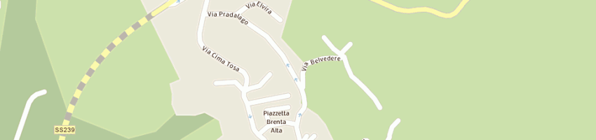 Mappa della impresa hotel cristiania a PINZOLO