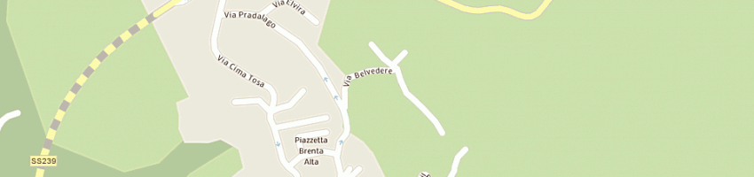 Mappa della impresa hotel touring sas di antonio dallagiacoma e c a PINZOLO