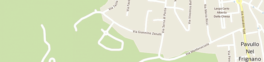 Mappa della impresa montanari ivano a PAVULLO NEL FRIGNANO