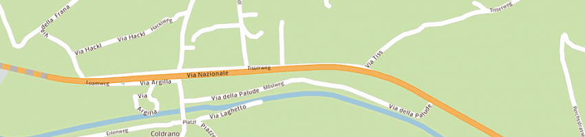 Mappa della impresa rinner alexander sas a LACES