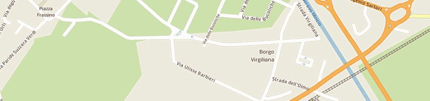 Mappa della impresa azienda servizi informativi spa a MANTOVA