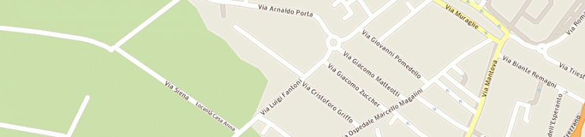 Mappa della impresa cusini giuseppe a VILLAFRANCA DI VERONA