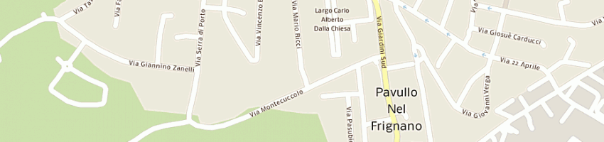 Mappa della impresa boomerang srl a PAVULLO NEL FRIGNANO