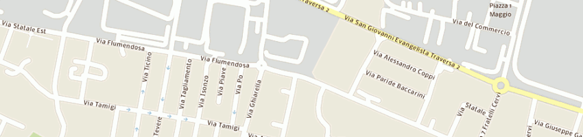 Mappa della impresa panificio al furner di sernesi e c snc a FIORANO MODENESE