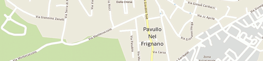 Mappa della impresa falegnameria benedetti di benedetti a e c snc a PAVULLO NEL FRIGNANO