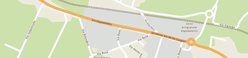 Mappa della impresa chesini rino a PESCANTINA