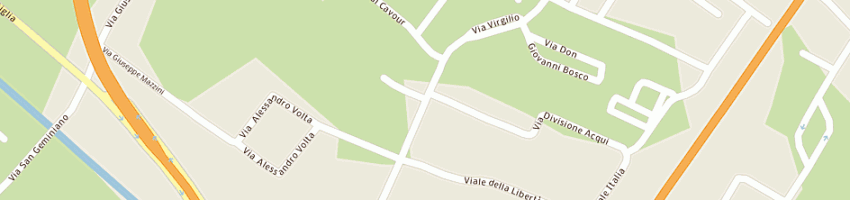 Mappa della impresa autotrasporti tassini (snc) a SAN GIORGIO DI MANTOVA