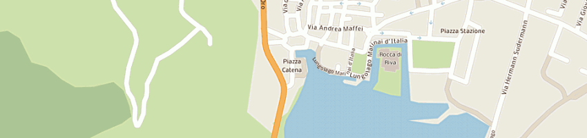 Mappa della impresa albergo europa a RIVA DEL GARDA