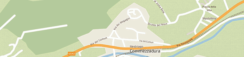 Mappa della impresa palmieri sergio e c snc a COMMEZZADURA
