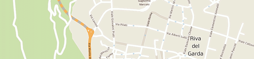Mappa della impresa lega per la lotta contro i tumori sezione trentina a RIVA DEL GARDA