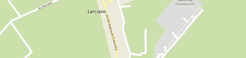 Mappa della impresa cassa di risparmio di volterra spa a LARCIANO