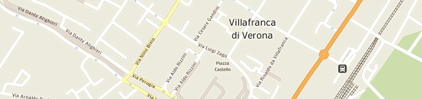 Mappa della impresa la nuova edilpenta srl a VILLAFRANCA DI VERONA