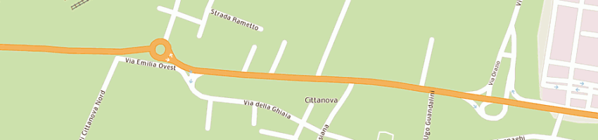 Mappa della impresa ristorante pizzeria 'la sfinge' a MODENA