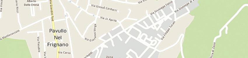 Mappa della impresa tappezzeria tendaggi tende da sole linea arredo di ciarla francesco a PAVULLO NEL FRIGNANO