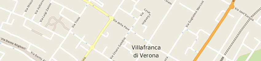 Mappa della impresa assicurazioni campagnola snc a VILLAFRANCA DI VERONA