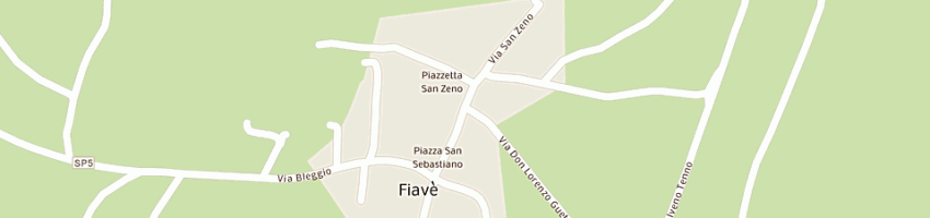 Mappa della impresa alberti fabio a FIAVE 