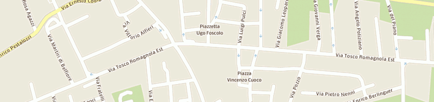 Mappa della impresa consorzio agrario provinciale di pisa a SAN MINIATO