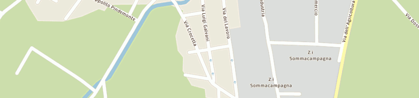 Mappa della impresa bronzati faustino a SOMMACAMPAGNA