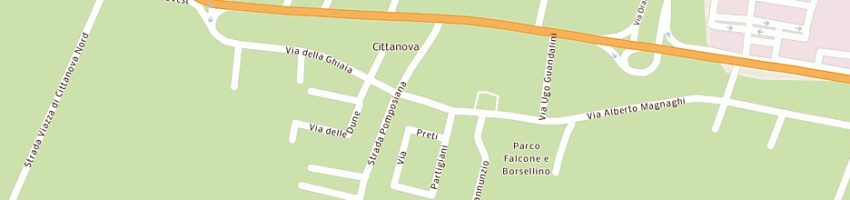 Mappa della impresa minelli sas a MODENA