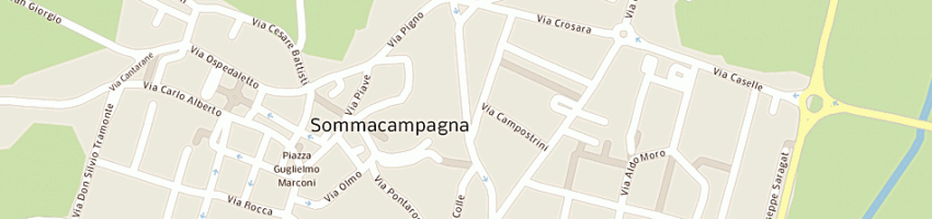 Mappa della impresa campedelli marco a SOMMACAMPAGNA