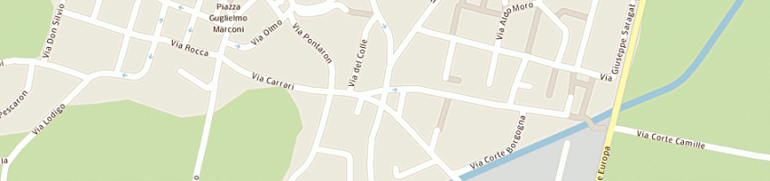 Mappa della impresa trattoria al ponte a SOMMACAMPAGNA