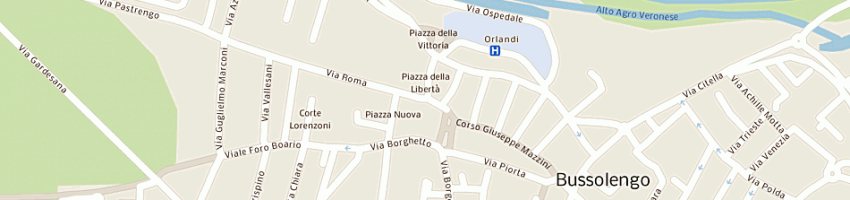 Mappa della impresa assicurazioni alleanza a BUSSOLENGO