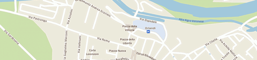 Mappa della impresa dr renzo valsecchi di valsecchi claudio e c sas a VERONA