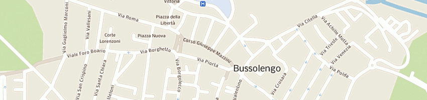 Mappa della impresa aedos srl di luciani fausto a BUSSOLENGO